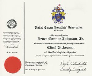 UEL Certificate for Eliud Nickerson